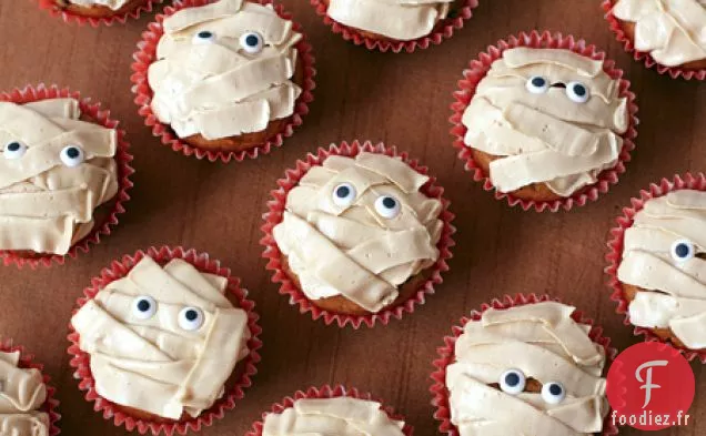 Cupcakes Aux Pépites De Citrouille Et Crème Au Beurre À La Cassonade