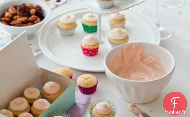 Cupcakes au Pamplemousse Rose
