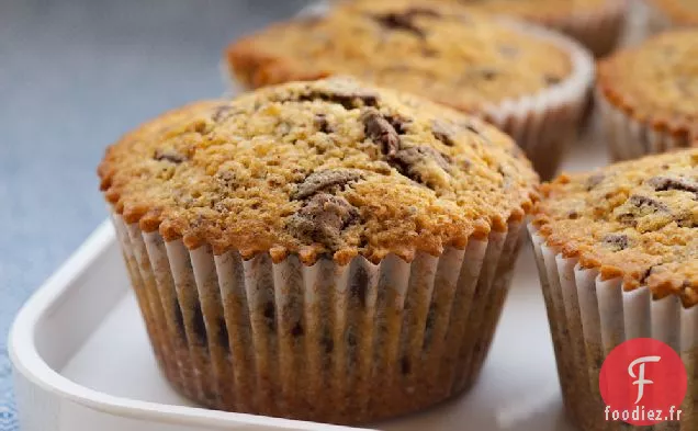Cupcakes en Morceaux de Chocolat