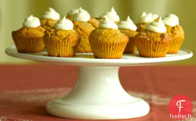 Mini Cupcakes à la citrouille et au pain d'épice