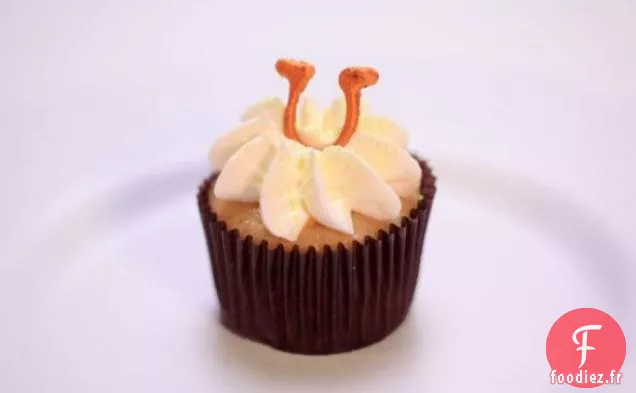 Cupcakes aux Pêches et à la Crème
