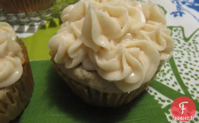 Cupcakes à la Banane Rôtie