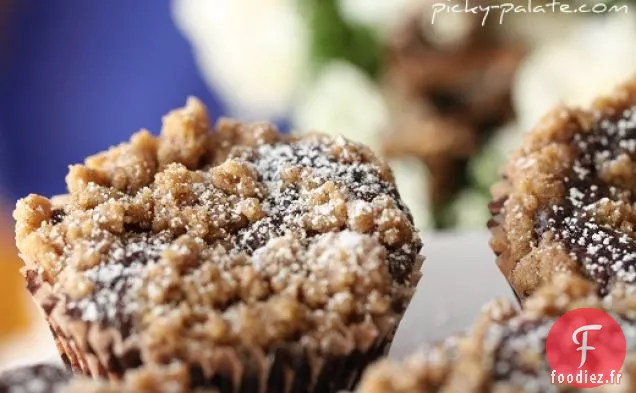 Cupcakes Garnis de Miettes de Chocolat