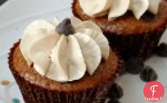 Cupcakes Aux Pépites De Chocolat À L'Avoine Et Crème Au Beurre À La Cassonade