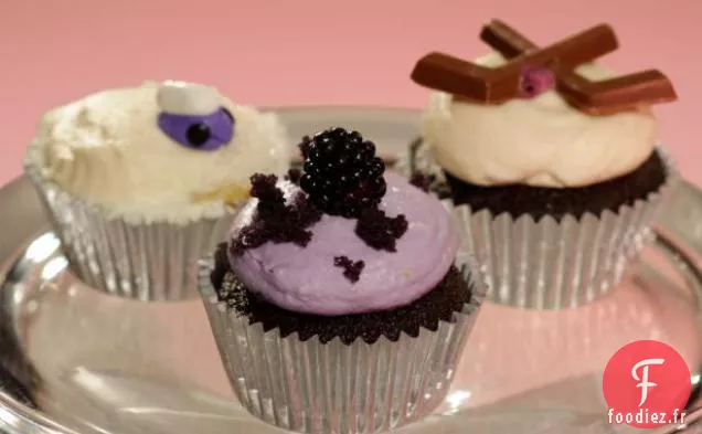 Cupcakes aux Pépites de Chocolat et Crème au Beurre à la Menthe Fraîche WINNER