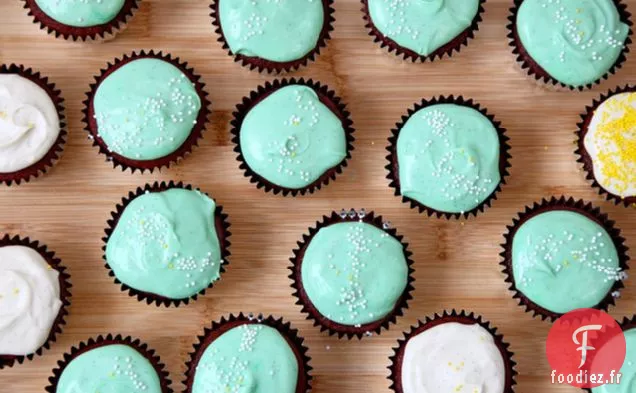 Cupcakes de Noël en Velours Rouge