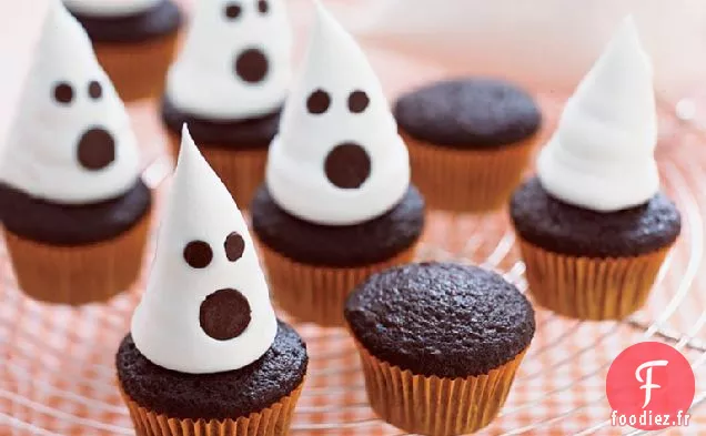 Mini Cupcakes Fantômes