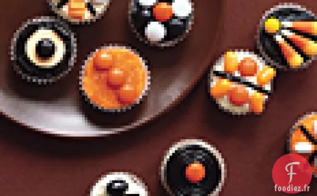 Mini Cupcakes à la Citrouille d'Halloween