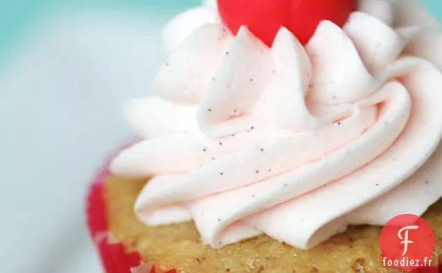 Cupcakes Aux Amandes Fourrées aux Cerises