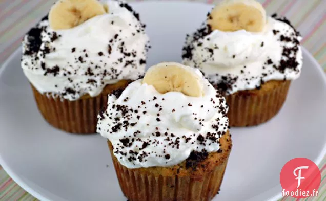 Cupcakes à la Crème à la Banane