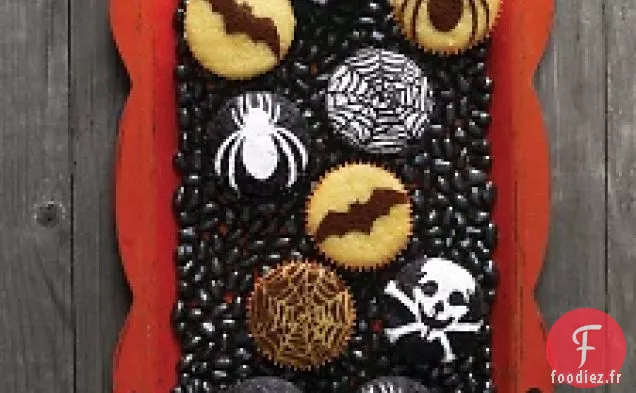 Cupcakes Au Chocolat Au Pochoir