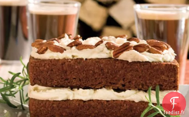 Gâteau Au Pain D'Épice Avec Crème Au Beurre Corsée