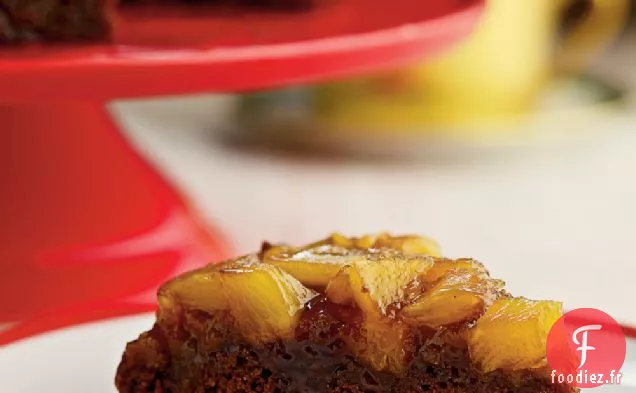 Gâteau au Pain d'Épices à l'envers à l'Ananas