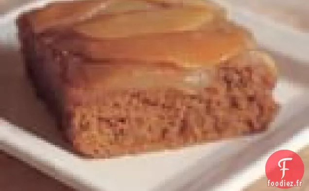 Pain d'Épices à la Poire Caramélisée À l'envers