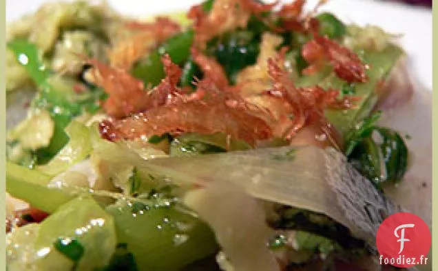 Sole Au Pesto De Gingembre Et D'Échalotes