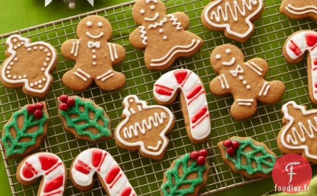 Biscuits au Pain d'Épice avec Glaçage Royal