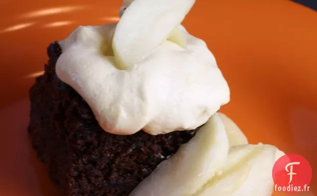 Pain D'Épices Aux Pommes Chaudes Et Sabayon Au Cidre