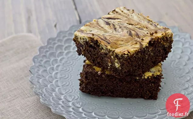 Barres de Gâteau au Fromage Au Pain d'Épice Au Chocolat