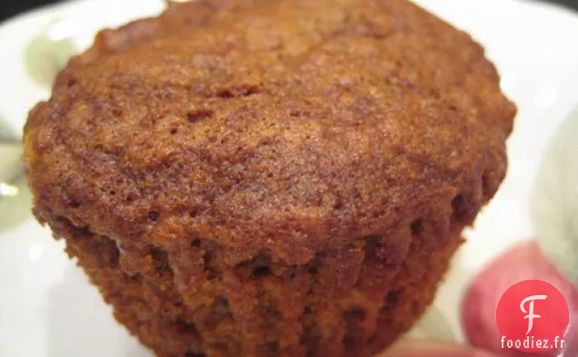 Muffins Carotte-Pain d'Épice aux Canneberges