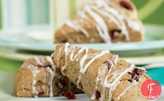 Scones de Pain d'Épice avec Glaçage au Citron