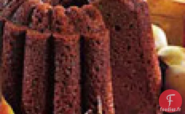 Pudding de Noël au Pain d'Épice avec Sauce Dure à l'Orange