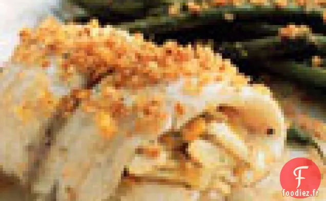 Sole farcie à la viande de crabe