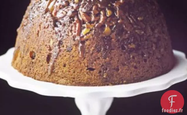 Pudding Au Pain D'Épice Collant Avec Sauce Au Caramel