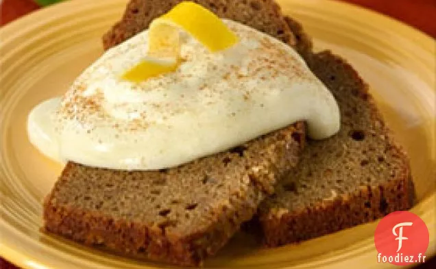 Gâteau De Pain D'Épice À La Crème De Citron