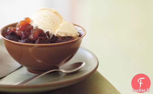 Puddings au Pain d'Épice aux Pommes Confites