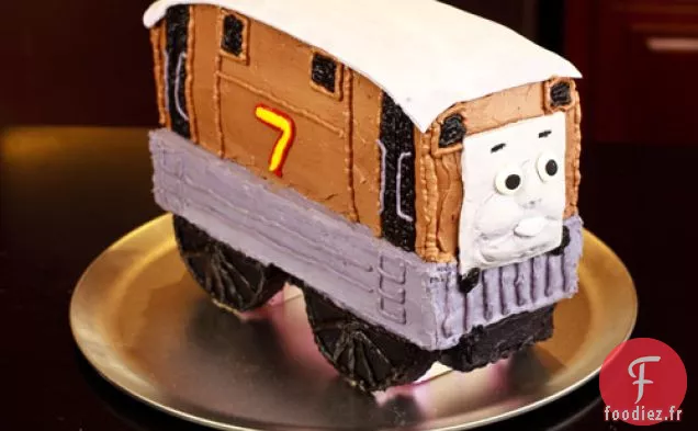 Gâteau d'Anniversaire Toby Train