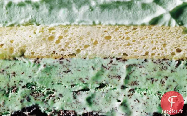 Gâteau à la Crème Glacée à la Menthe