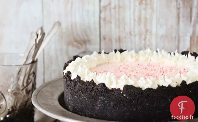 Gâteau à la Crème Glacée à la Menthe Poivrée