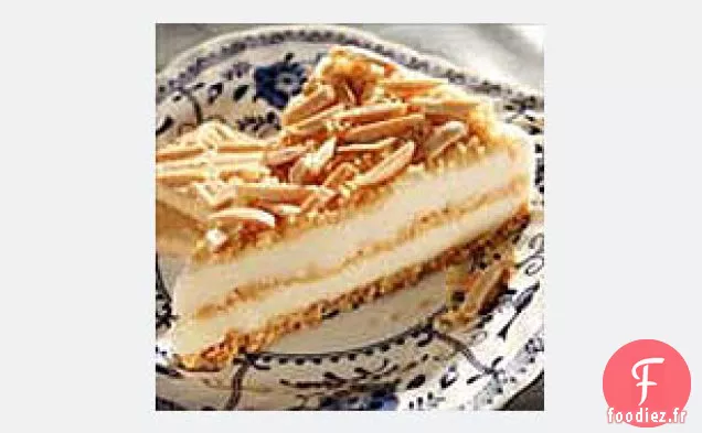 Gâteau À la Crème Glacée aux Amandes Grillées