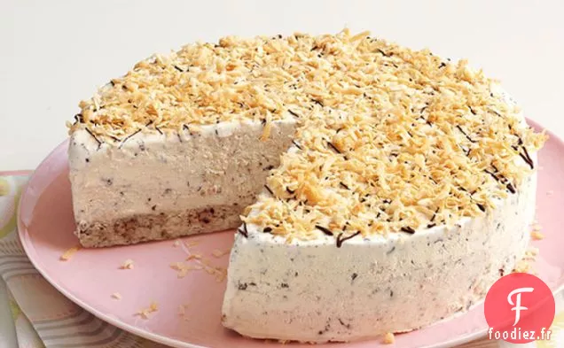 Gâteau à la Crème Glacée au Macaron