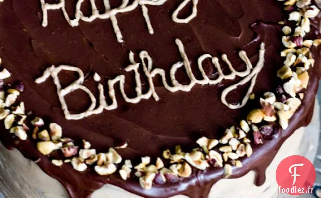 Gâteau à la Mousse Au Chocolat Et aux Noisettes