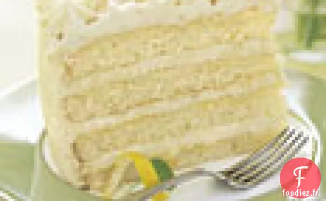 Gâteau au Citron avec Caillé de Citron et Mascarpone