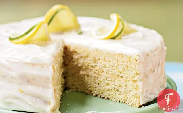 Gâteau Couche Citron-Lime