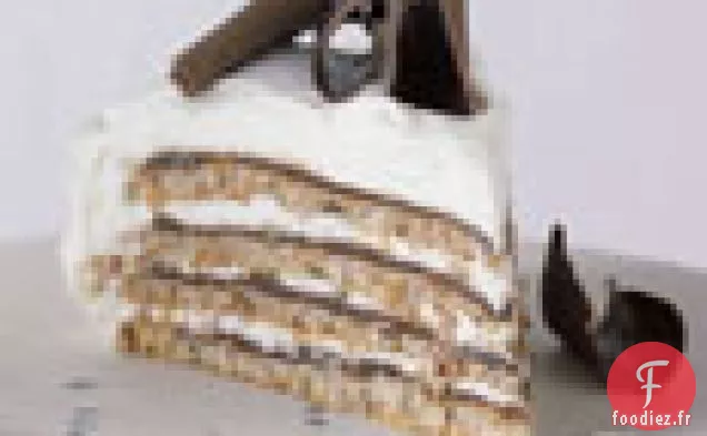 Gâteau à la Crème Meringuée, au Chocolat et au Kirsch