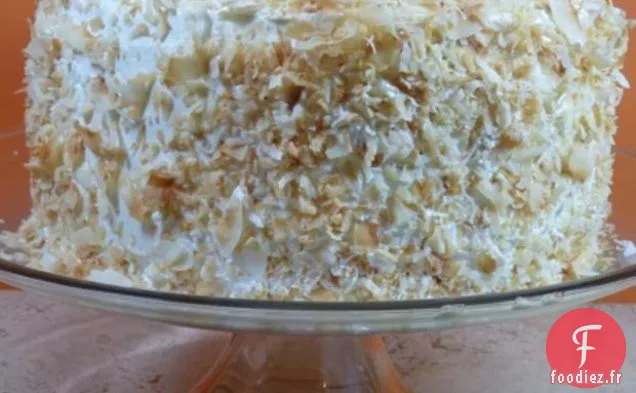 Gâteau de Couche de Noix De Coco