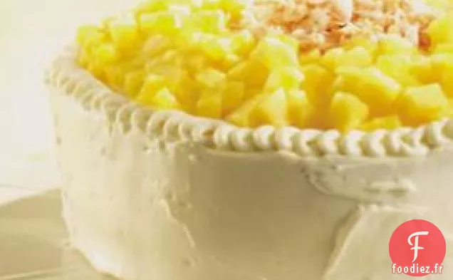 Gâteau à l'Ananas et à la Noix de Coco