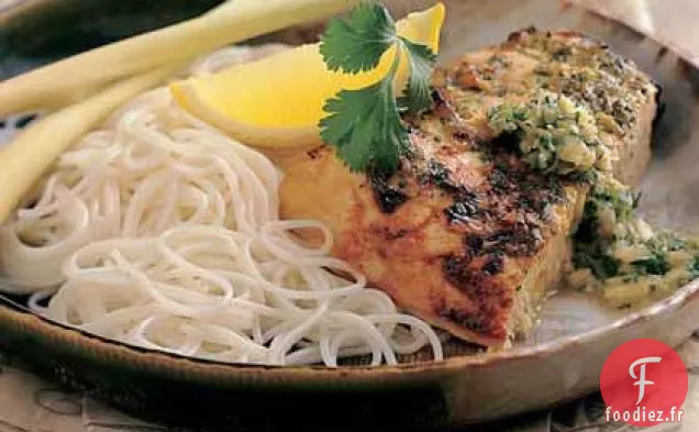 Espadon au Citron Vert et à la Noix de coco de Malaisie