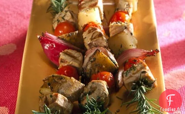 Espadon brochettes de Romarin