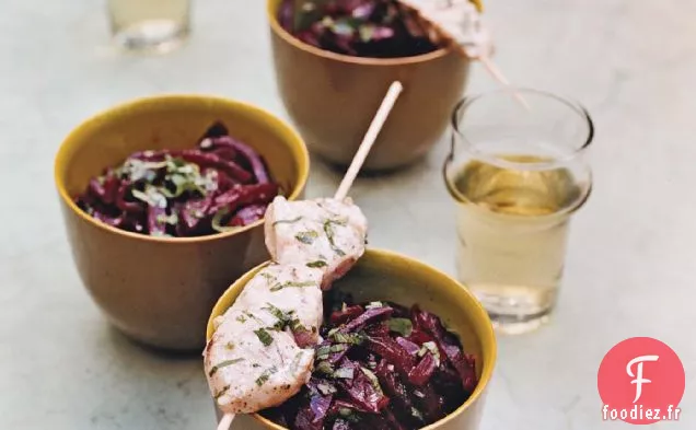 Brochettes d'Espadon Grillées