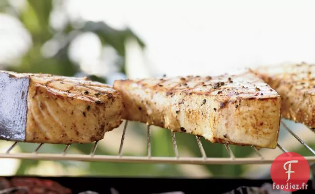Steaks d'Espadon au Ketchup de Tomate Fumé