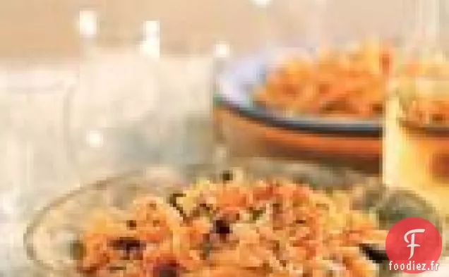 Penne À L'Espadon, Tomates, Olives Et Câpres