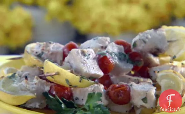 Brochettes d'Espadon Au Citron