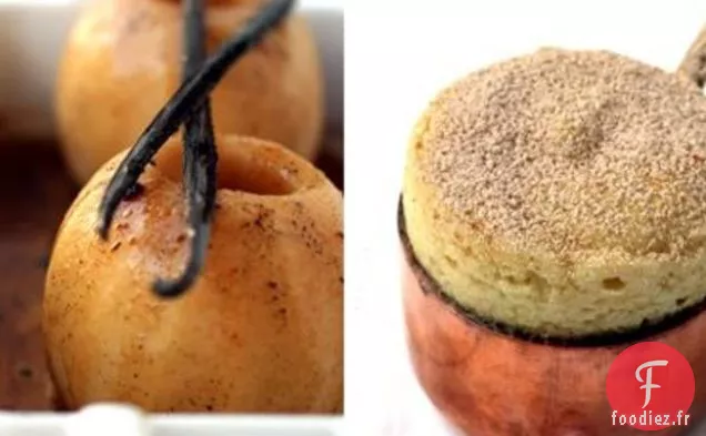 Soufflé Aux Pommes Rôties Et À La Gousse De Vanille