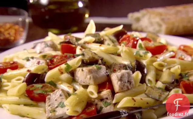 Penne Sicilienne à l'Espadon et Aubergines