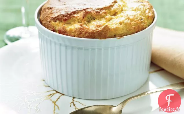 Soufflé de Maïs Frais au Bacon et au Comté