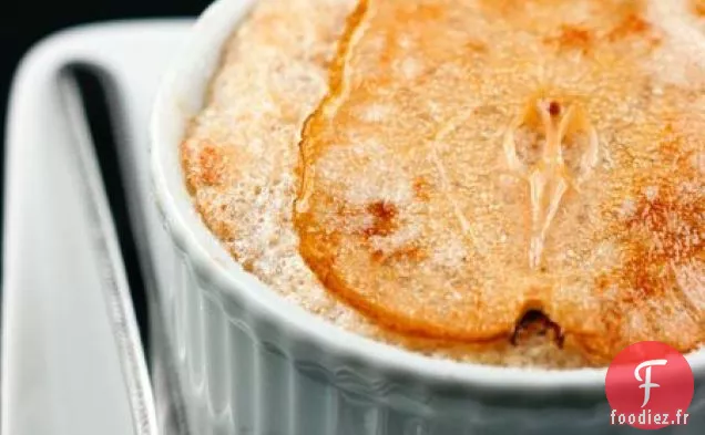 Soufflé aux Poires Taillevent avec Gaufrettes aux Poires